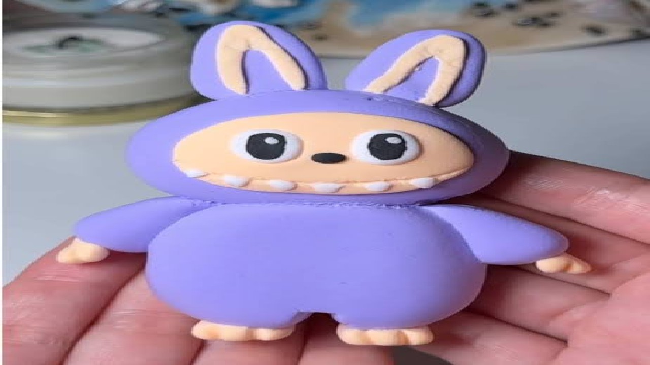 Clay Labubu Doll