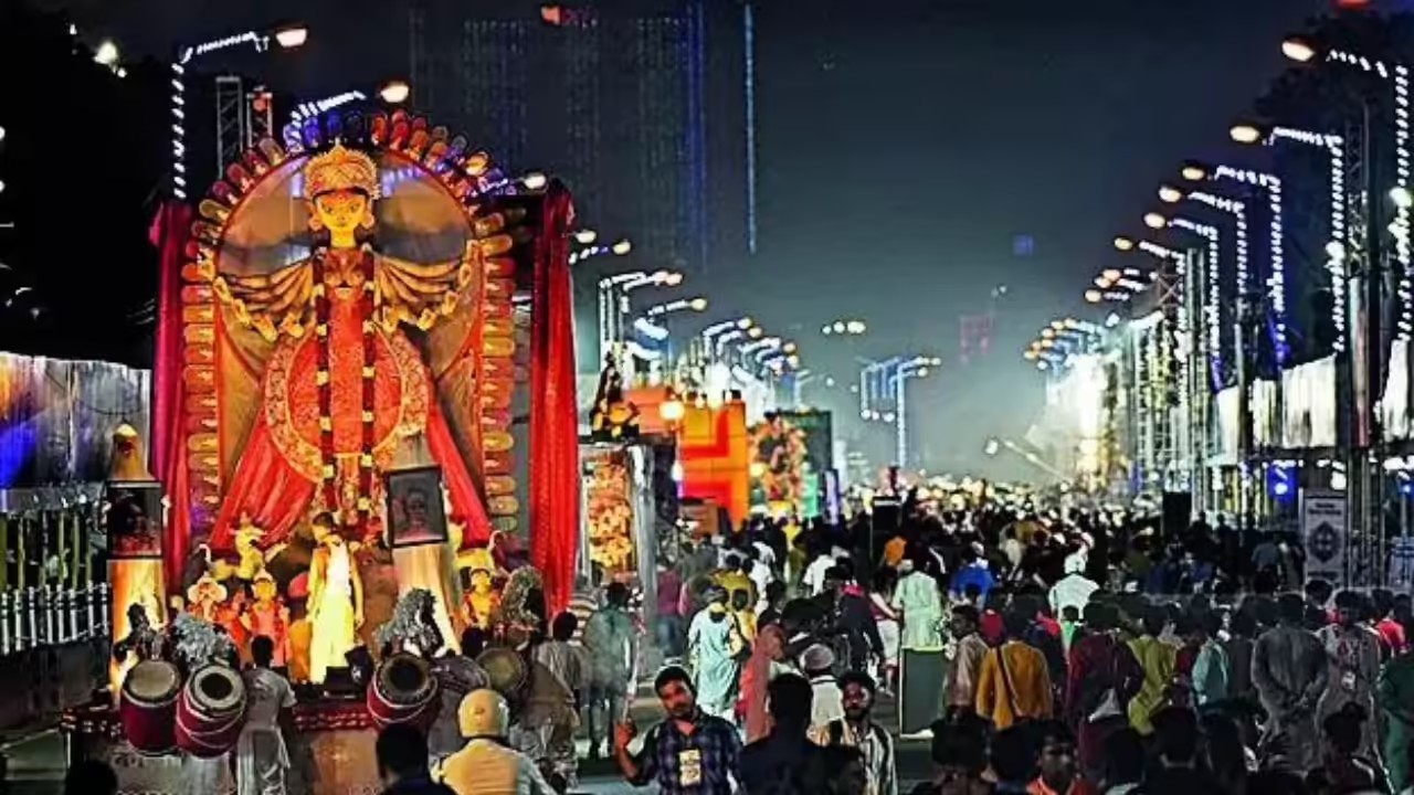 Kolkata Durga Carnival Street Festival