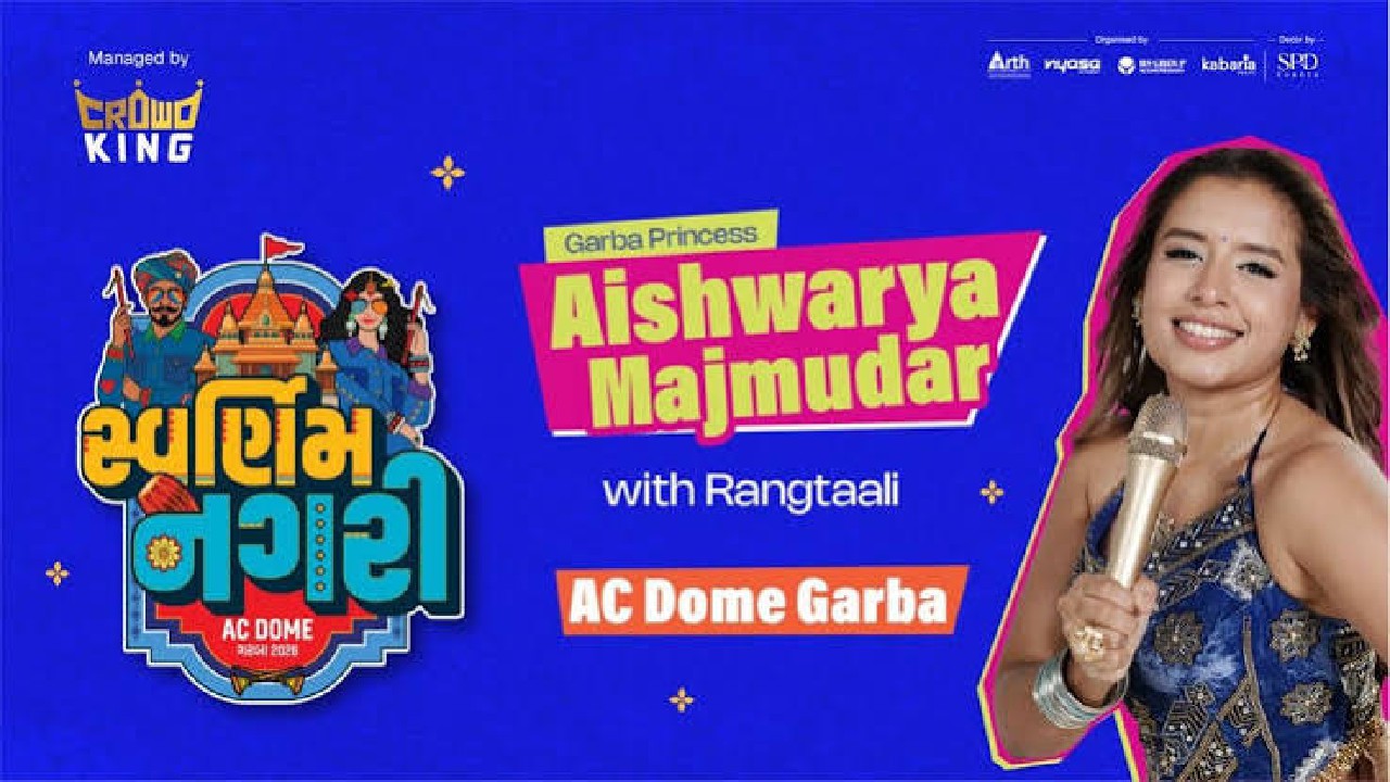 Swarnim Nagari Garba – Premium AC Dome Navratri in Ahmedabad,
